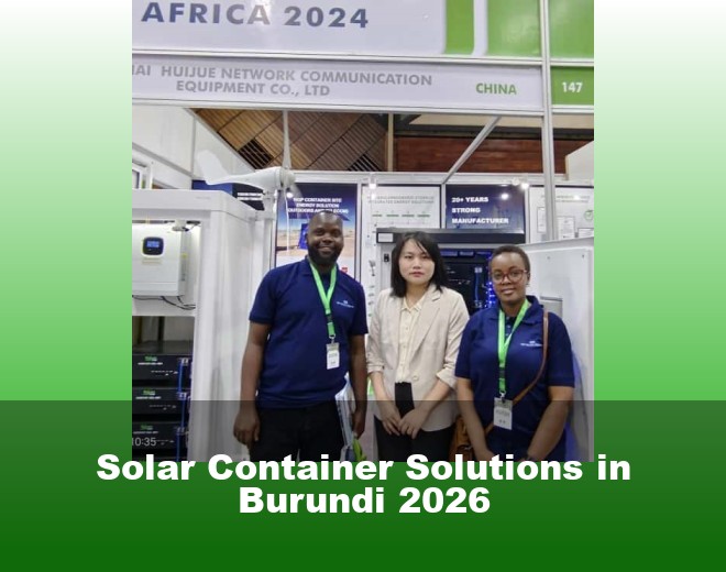 Solar Container Solutions in Burundi 2026